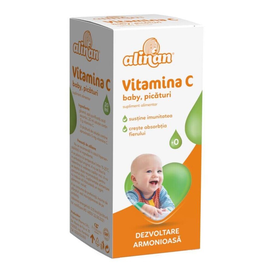 Alinan Vitamina C Baby gotas, 20 ml, Fitterman Pharma