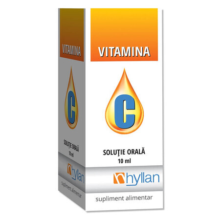 Vitamina C solución oral, 10 ml, Hyllan