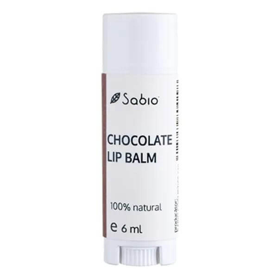 Bálsamo labial con chocolate, 6 ml, Sabio