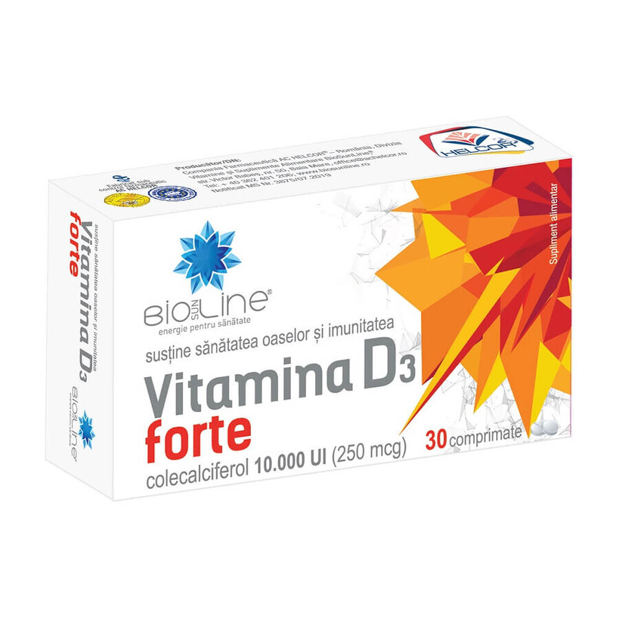 Vitamina D3 Forte, 30 comprimidos, Helcor