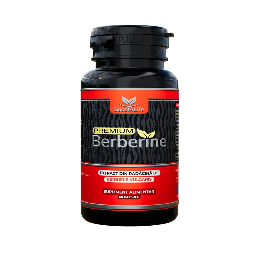 Berberina Premium 600 mg, 60 capsule, Boost4Life