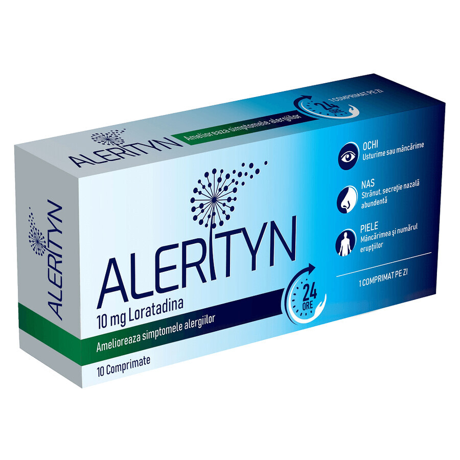 Alerityn, 10 mg, 10 comprimidos, Biofarm