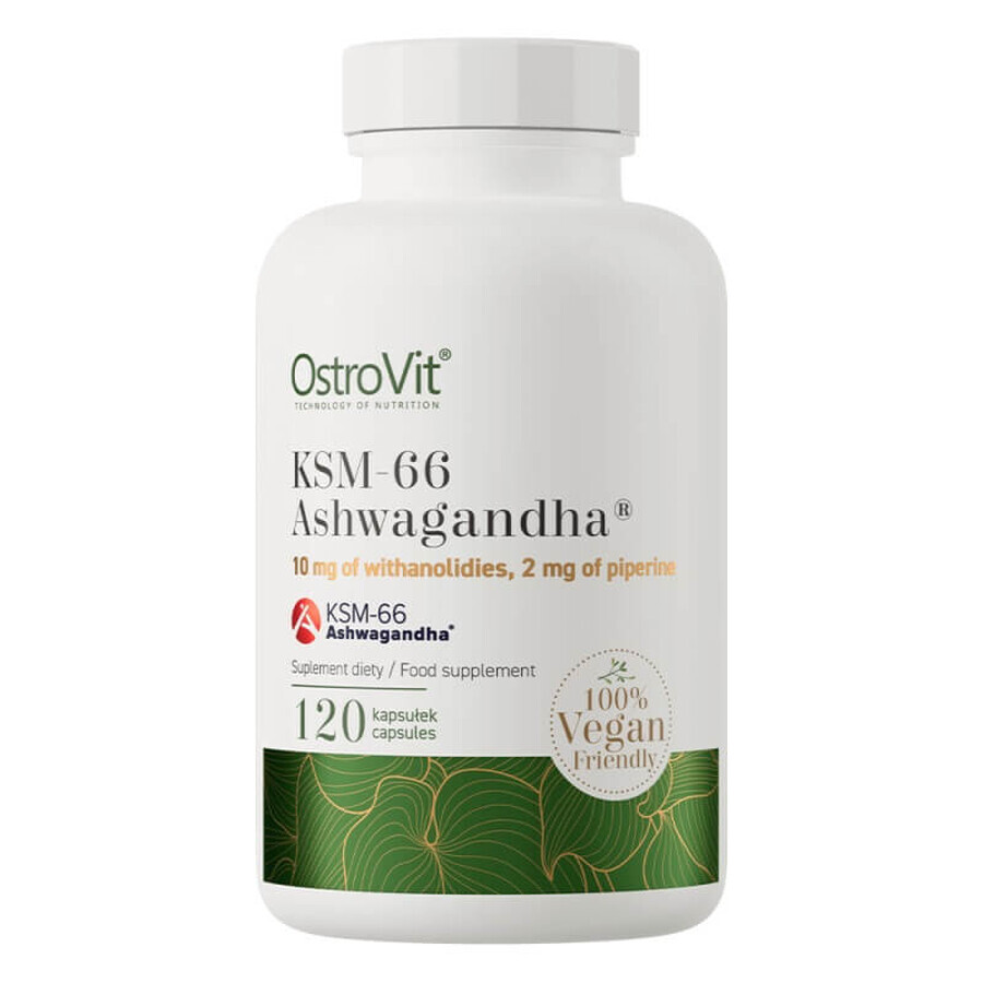 Ashwagandha KSM-66, 120 gélules, OstroVit