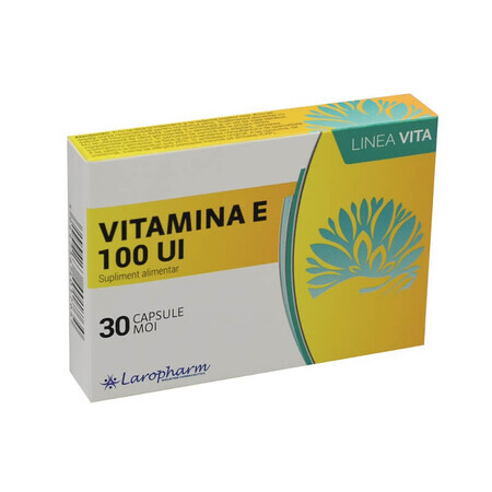 Vitamine E 100UI Life Line, 30 capsules, Laropharm