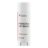 Bálsamo labial de fresa, 6 ml, Sabio