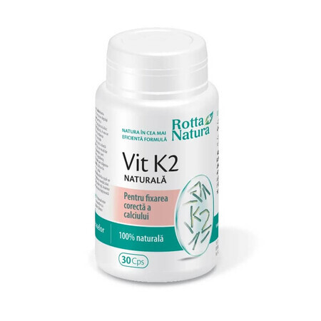 Vitamina K2 natural, 30 cápsulas, Rotta Natura