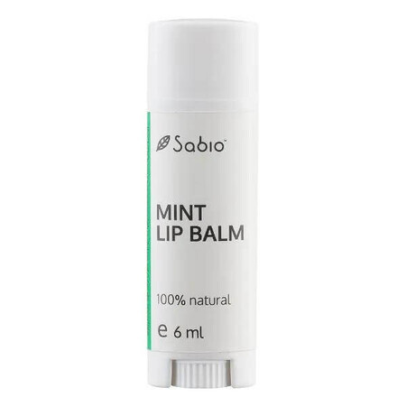 Lip balm with mint, 6 ml, Sabio