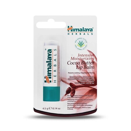 Balsamo labbra con burro di cacao, 4,5 g, Himalaya