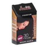 Sonia Henna hair dye black golden shade, 60 g, Kian Cosmetics