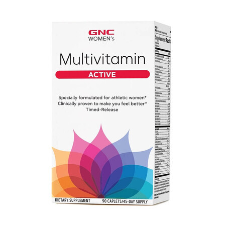 Activo Multivitamínico Femenino (202011), 90 comprimidos, GNC