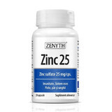 Zink 25 zinksulfaat. 25 mg/cps, 30 capsules, Zenyth