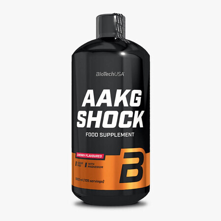 AAKG Shock aroma de cirese, 1000 ml, BioTech USA