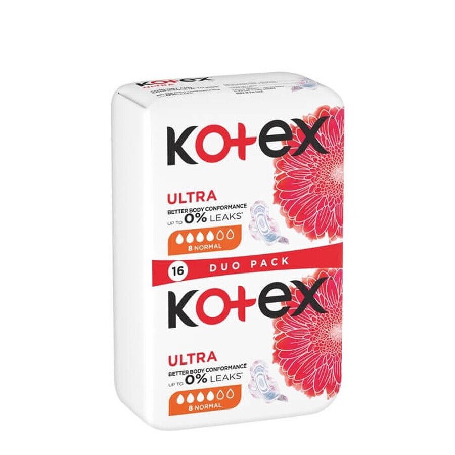 Ultra Normal Saugeinlage, 16 Stück, Kotex