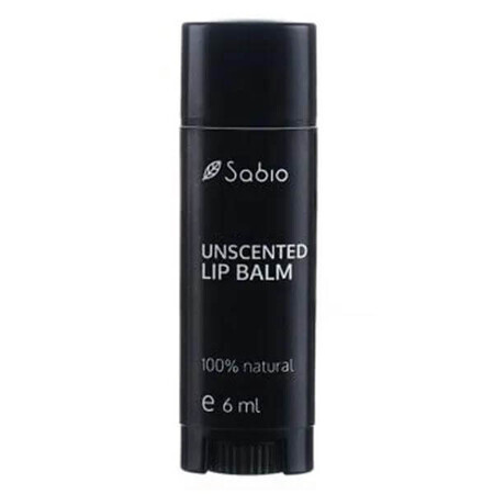 Balsam de buze unscented, 6 ml, Sabio