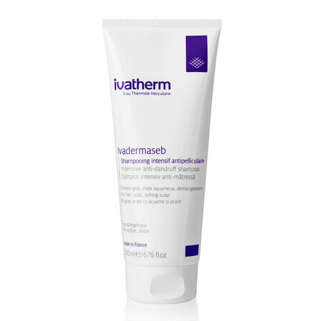 Ivadermaseb intensieve anti-materiaalshampoo, 200 ml, Ivatherm