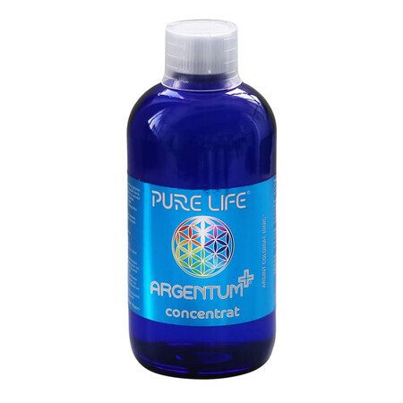 ARGENTUM+25 Concentrado, Plata Iónica Coloidal, 480ml, Pure Life