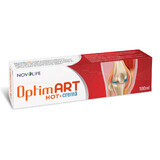 Crema para dolores articulares y musculares Optimart Hot, 100 ml, Novolife