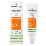 Crema regeneradora con protección solar SPF 50 Protección Facial, 50 ml, Sophieskin