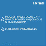 Lacrimal, colirio hidratante, 2 x 5 ml