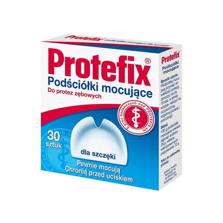 Protefix, almohadillas de fijación para dentaduras postizas, para maxilar superior, 30 piezas