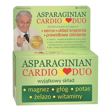 Asparaginate CardioDuo, 50 comprimidos