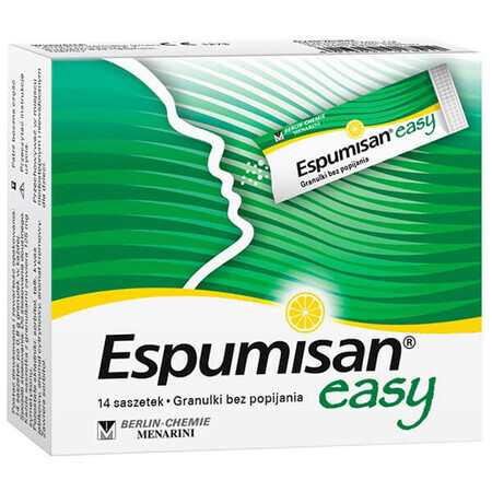 Espumisan Easy, granulado sin sorber, sabor naranja, 14 sobres