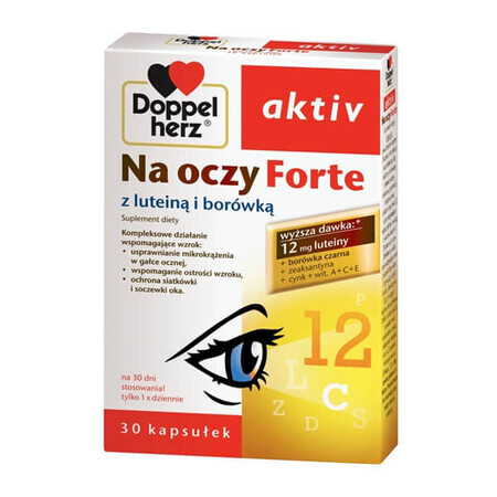 Doppelherz aktiv Na oczy Forte, 30 cápsulas