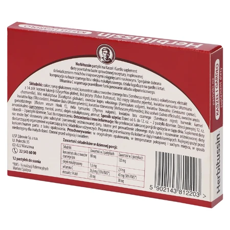 Herbitussin Tosse e Gardo 12 losanghe