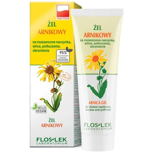 Flos-Lek żel arnikowy na rozszerzone naczynka sińce potłuczenia obrzmienia 50ml