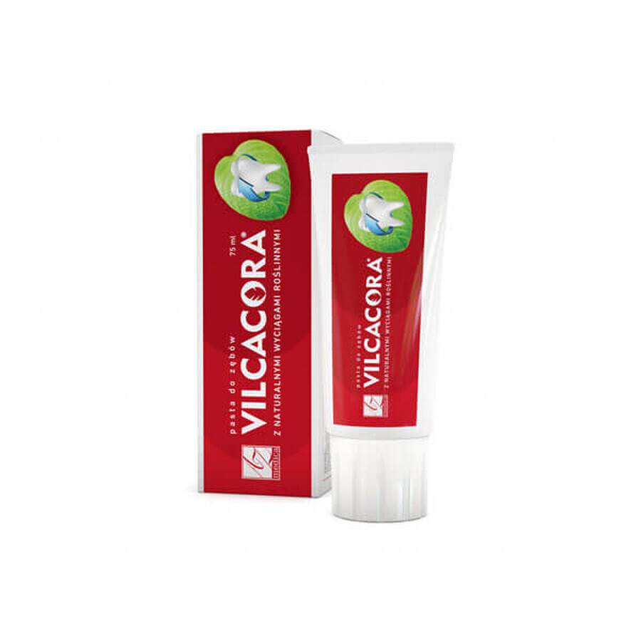 Vilcacora, pasta dentífrica con extractos naturales de plantas, sin flúor, 75 ml