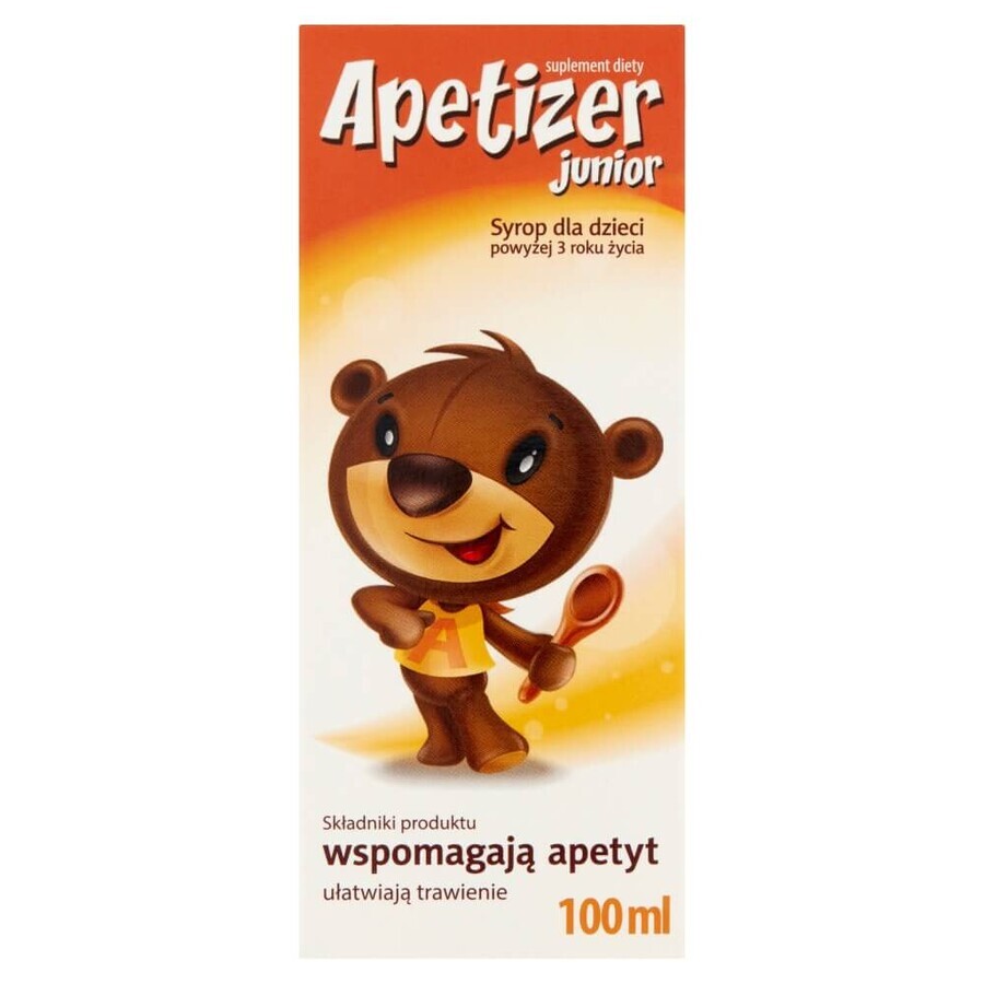 Apetizer, jarabe para niños mayores de 3 años, 100 ml