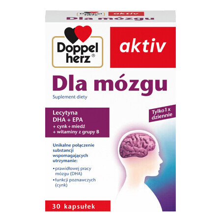 Doppelherz aktiv Para el Cerebro, 30 cápsulas