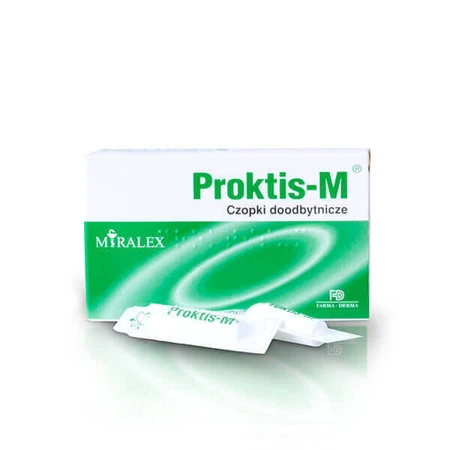 Proktis-M, rectal suppositories, 10 pieces