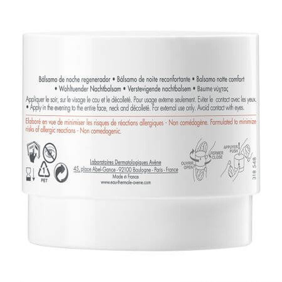 DermAbsolu bálsamo reconfortante de noche, 40 ml, Avene