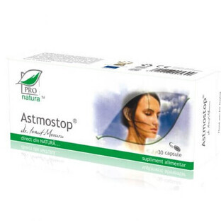 Astmostop, 30 cápsulas, Pro Natura