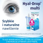 Hyal-Drop Multi, colirio hidratante, 10 ml