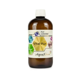Oro coloidal 10 ppm AquaNano Vital Pur, 480 ml, SC Aghoras Invent