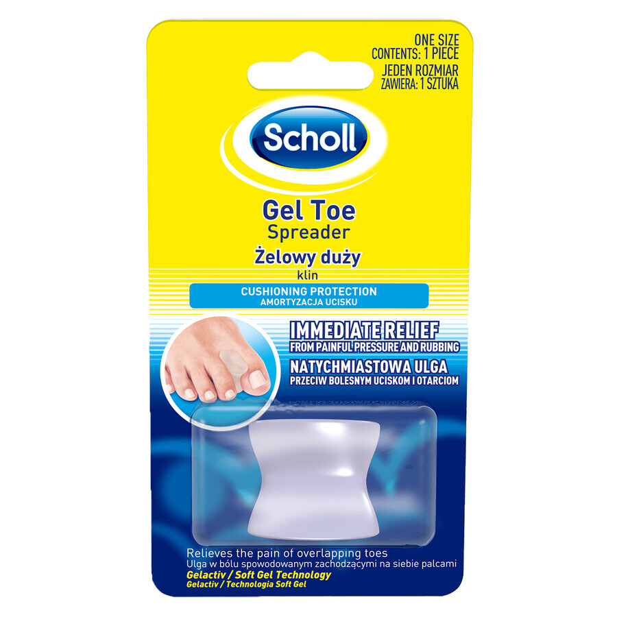 Scholl, curea interdigitală cu gel, mare, 1 bucată