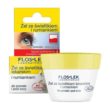 Flos-Lek, Gel for eyelids and under the eyes, 10 g