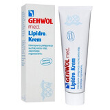 Gehwol med Lipidro, crema altamente hidratante para pies secos y sensibles, 20 ml