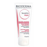 Bioderma Sensibio Mascarilla, mascarilla calmante e hidratante, pieles sensibles e hipervigilantes, 75 ml FECHA CORTA