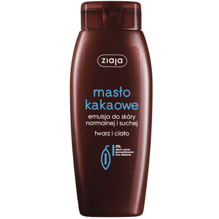 Ziaja Masło Kakaowe, emulsion for face and body, 200 ml