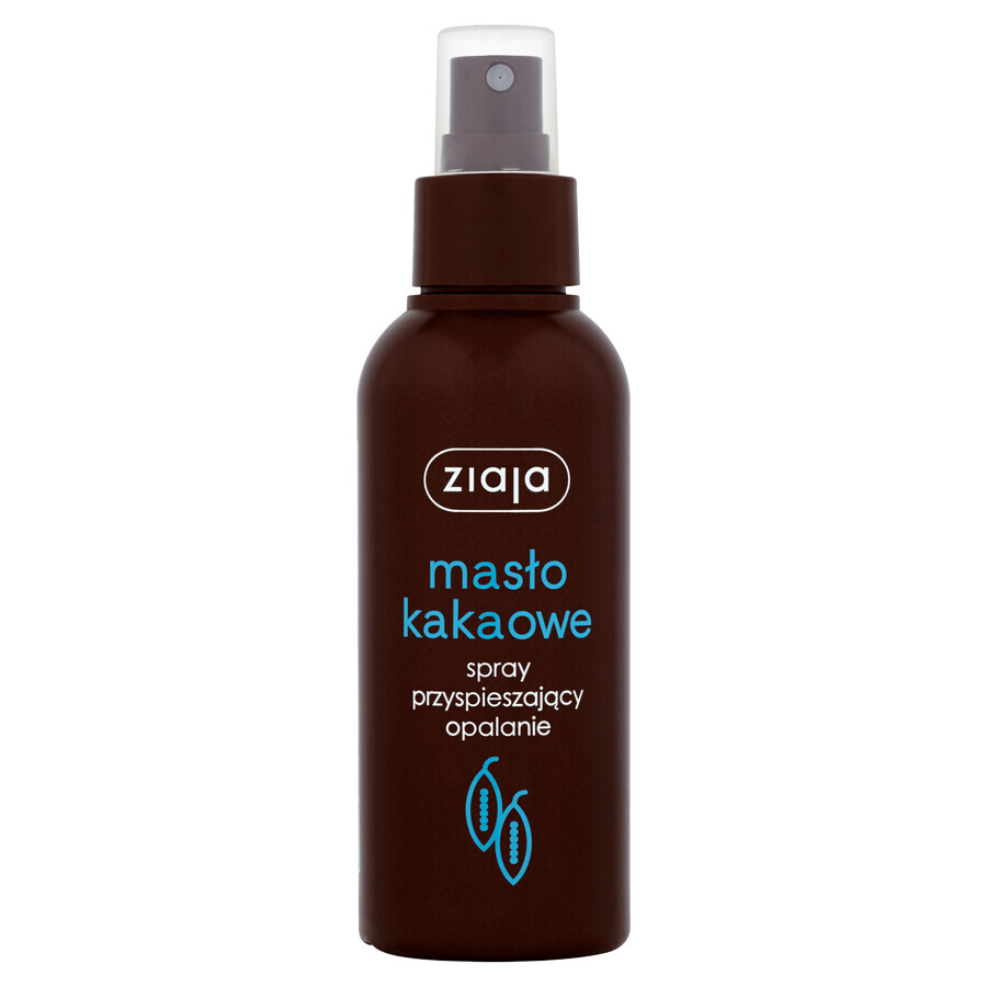 Ziaja Masło Kakaowe, spray acelerador del bronceado, 100 ml