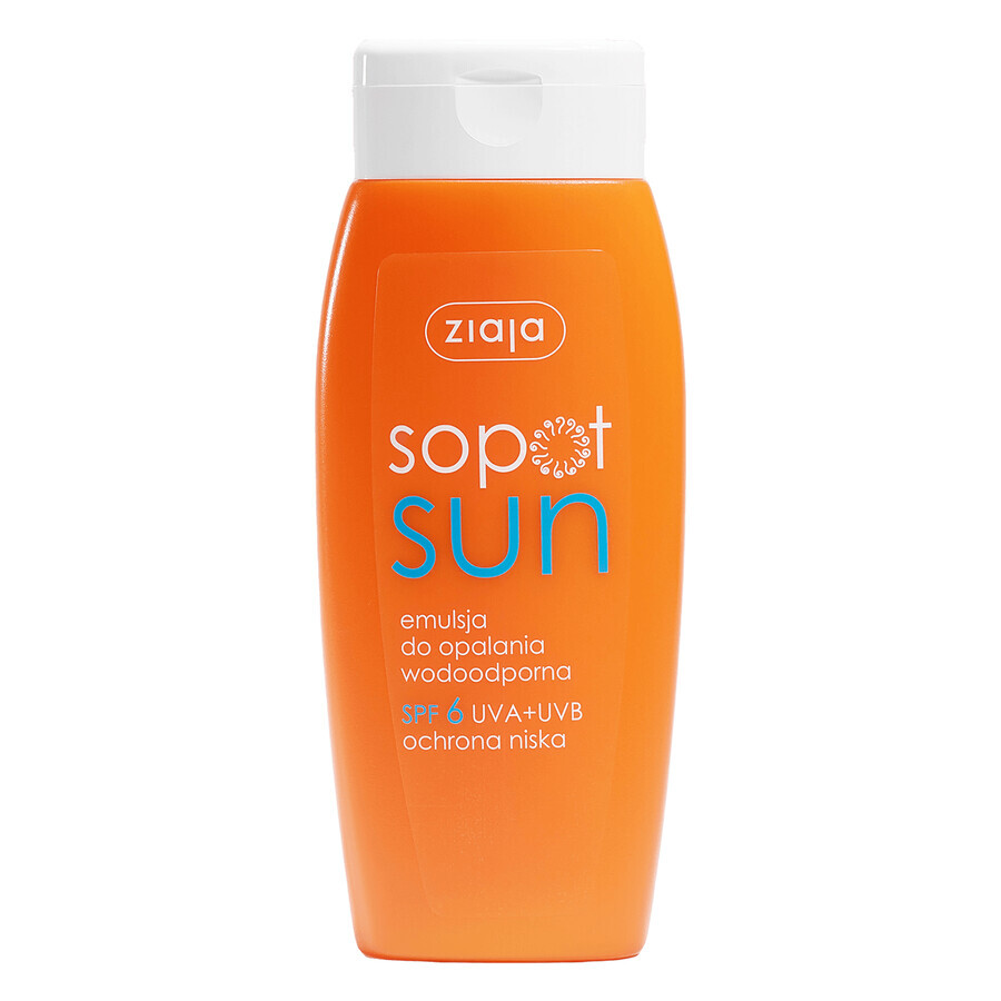 Ziaja Sopot Sun, SPF 6 sunscreen emulsion, 150 ml