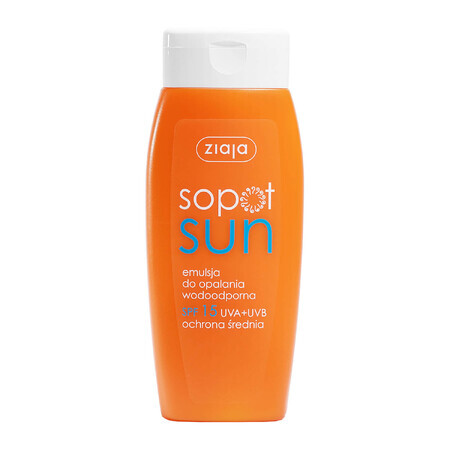 Ziaja Sopot Sun, SPF 15 sunscreen emulsion, 150 ml