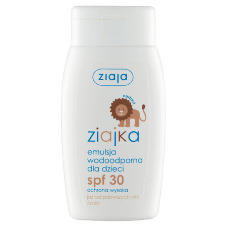 Ziajka Baby Waterproof Sunscreen Emulsion From Birth SPF 30 125ml