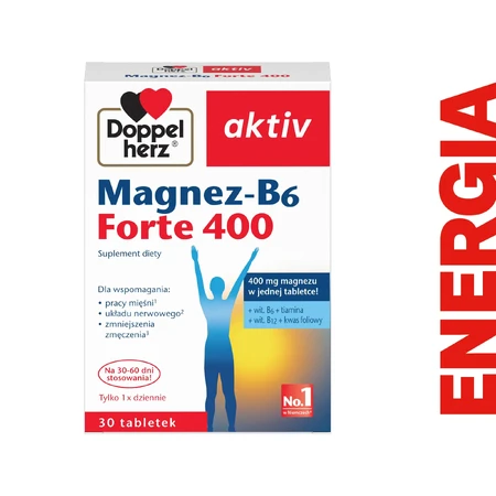 Doppelherz aktiv Magnesium-B6 Forte 400, 30 tablets