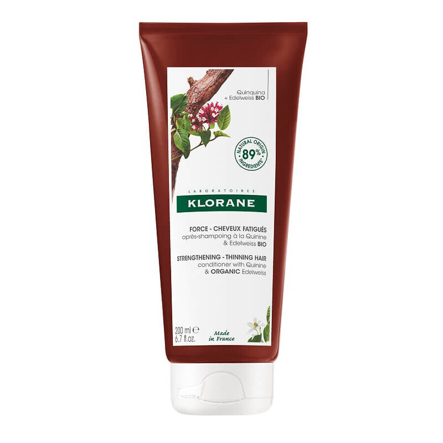 Acondicionador Organic Quinina y Coltsfoot, 200ml, Klorane