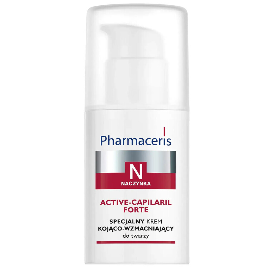 Pharmaceris N Active-Capilaril Forte, Cremă specială pentru față, calmantă și fortifiantă, 30 ml