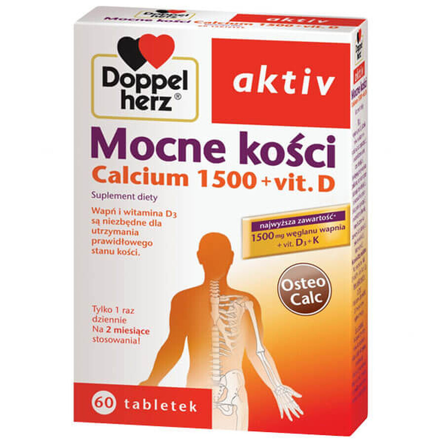 Doppelherz Aktiv Strong Bones, 60 tablets